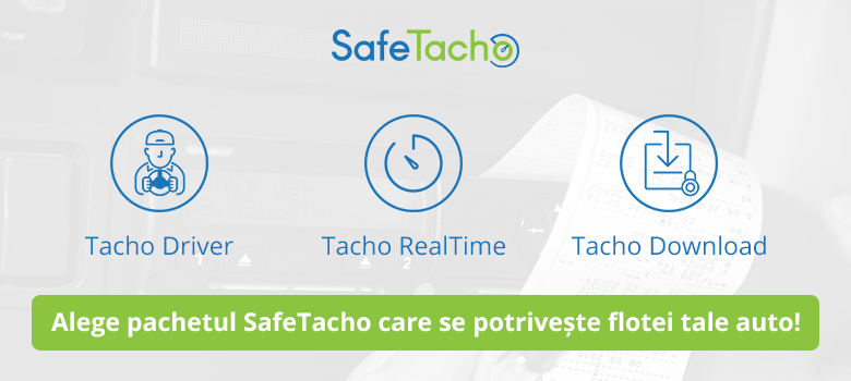 Pachete SafeTacho pentru accesul la datele tahografului digital